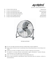 Mode d’emploi Alpina SF 5012 Ventilateur