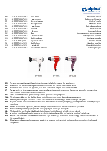 Manuale Alpina SF 5050 Swissmiss Asciugacapelli