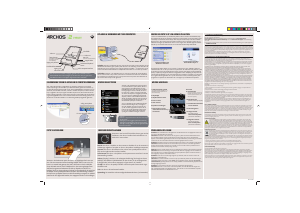 Manual de uso ARCHOS 2 Vivion Reproductor de Mp3