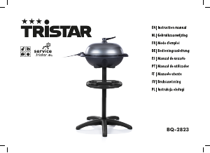 Bruksanvisning Tristar BQ-2823 Utegrill
