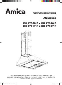 Handleiding Amica KH 17117 E Afzuigkap