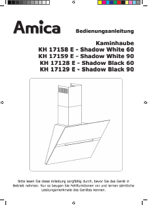 Bedienungsanleitung Amica KH 17158 E Dunstabzugshaube