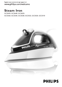 Manual Philips GC2510 Iron
