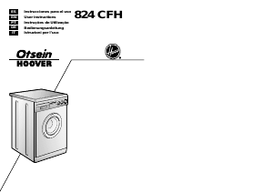 Manual Otsein-Hoover LB 824 CFH Máquina de lavar roupa