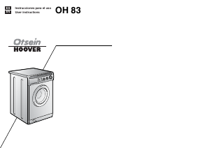 Manual Otsein-Hoover LBOH 83 M6 Washing Machine