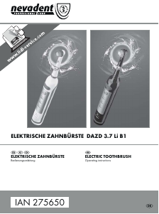 Handleiding Nevadent DAZD 3.7 Li B1 Elektrische tandenborstel