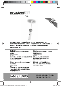 Manual de uso Nevadent NSZBK 600 A1 Cepillo de dientes eléctrico