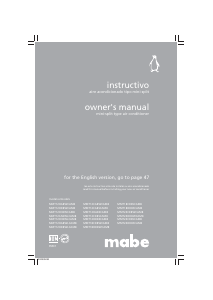 Manual Mabe MMT12HABSCAM8 Air Conditioner