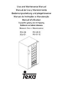 Manual Teka RV 51 E Wine Cabinet