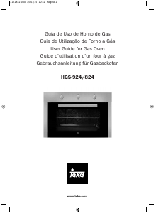 Handleiding Teka HGS 924 Oven
