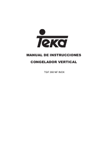 Manual de uso Teka TGF 390 NF Congelador