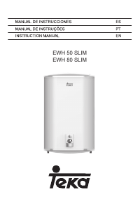 Manual de uso Teka EWH 80 SLIM Calentador de agua
