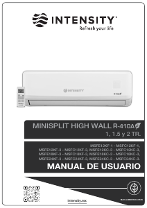 Manual de uso Intensity MSFC18KC-3 Aire acondicionado