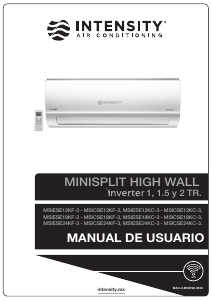 Manual de uso Intensity MSIESE12KF-3 Aire acondicionado