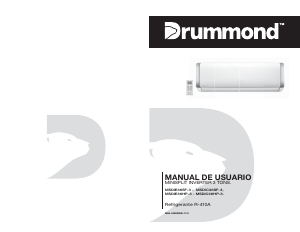 Manual de uso Drummond MSDIC36HP-3 Aire acondicionado