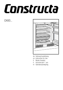Manual Constructa CK60144 Refrigerator
