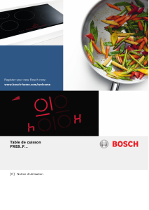 Mode d’emploi Bosch PXE831FC1E Table de cuisson