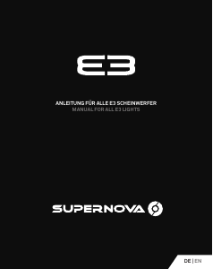 Handleiding Supernova E3 Pro Fietslamp