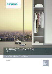 Kullanım kılavuzu Siemens WM12T461TR Çamaşır makinesi