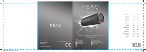 Handleiding PEAQ PPA40BT-B Luidspreker