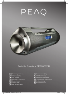 Mode d’emploi PEAQ PPB200BT-B Haut-parleur