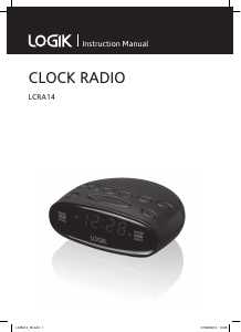 Manual Logik LCRA14 Alarm Clock Radio