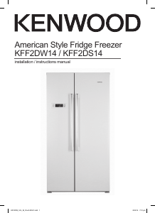 Manual Kenwood KFF2DW14 Fridge-Freezer