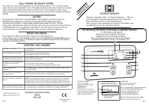 Manual Horstmann ChannelPlus H21XL Thermostat