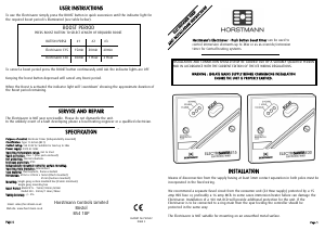 Manual Horstmann ElectriSaver E15 Thermostat