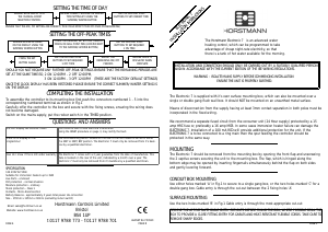Manual Horstmann Electronic 7 Thermostat