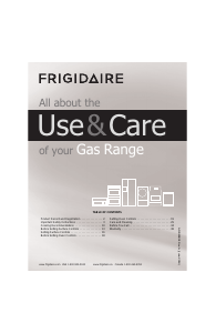 Manual Frigidaire FFGH3054US Range