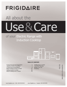 Manual Frigidaire FGIF3036TD Range