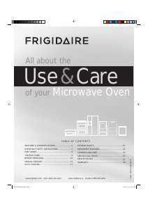 Manual Frigidaire FFMV1645TD Microwave