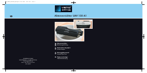 Manuale United Office UAV 150 A1 Distruggidocumenti