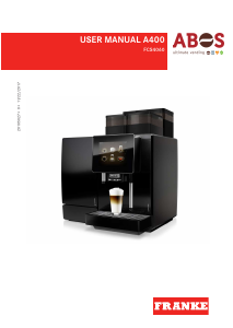 Manual Franke A400 Coffee Machine