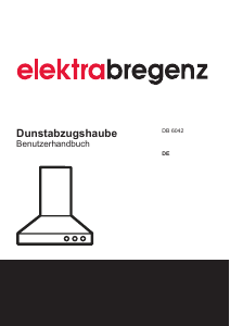 Bedienungsanleitung Elektra Bregenz DB 6042 Dunstabzugshaube