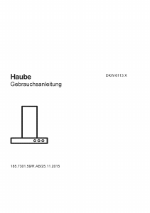 Bedienungsanleitung Elektra Bregenz DKW 6113 X Dunstabzugshaube