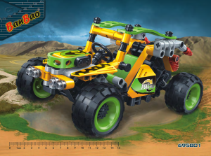 Bruksanvisning BanBao set 6958 Hi-Tech Racer 07