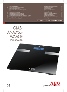 Manual AEG PW 5644 FA Scale