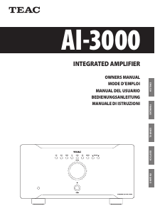 Manual TEAC AI-3000 Amplifier