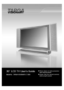 Bedienungsanleitung Targa Visionary LT 3020 LCD fernseher