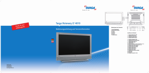 Bedienungsanleitung Targa Visionary LT 4010 LCD fernseher