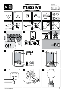 Bedienungsanleitung Massive Oslo Leuchte
