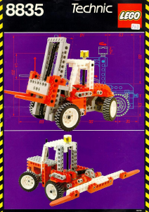 Посібник Lego set 8835 Technic Навантажувач