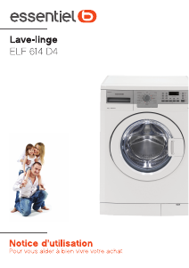 Mode d’emploi Essentiel B ELF 614 D4 Lave-linge