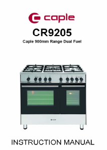 Handleiding Caple CR9208 Fornuis