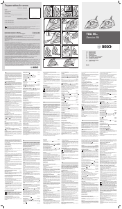 Manual Bosch TDA5620 Fier de călcat