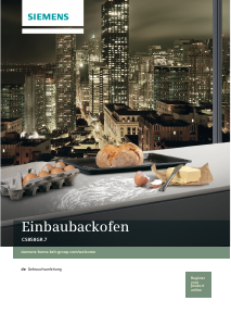 Bedienungsanleitung Siemens CS858GRB7 Backofen