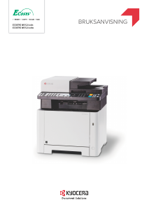 Bruksanvisning Kyocera M5521cdw ECOSYS Multifunktionsskrivare