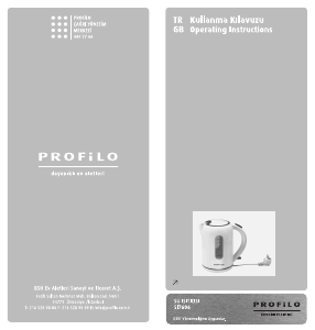 Kullanım kılavuzu Profilo SI7606 Çaydanlık